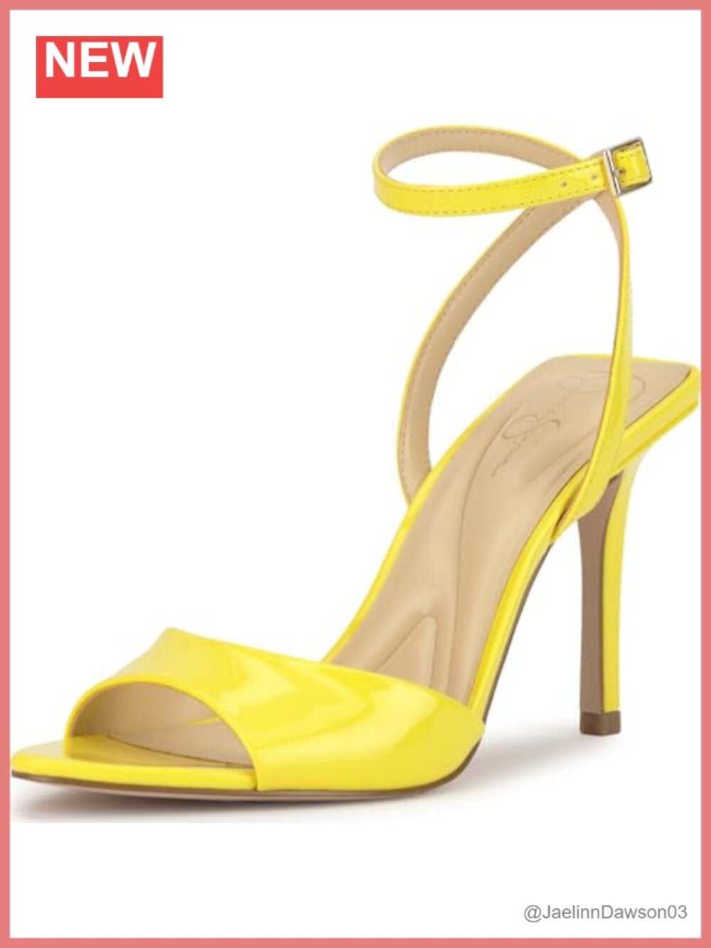 Faux Leather 3.5" Stiletto Heel Sandal Ankle Strap Formal Heeled Sandals